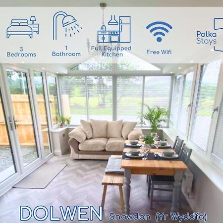 Dolwen Snowdonia Home By Polkastays Карнарвон Экстерьер фото