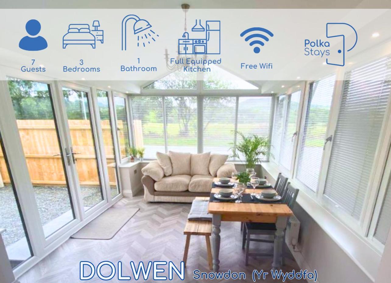 Dolwen Snowdonia Home By Polkastays Карнарвон Экстерьер фото